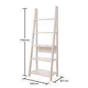 5 Tier Ladder Shelving Storage Shelves  Bookcase Unit - Lavish Kitchen Isle