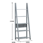 5 Tier Ladder Shelving Storage Shelves  Bookcase Unit - Lavish Kitchen Isle