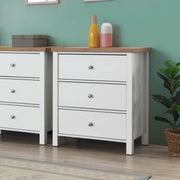 Agonmi 3 Drawer Chest – Stylish Bedroom Furniture and Storage Solution in White