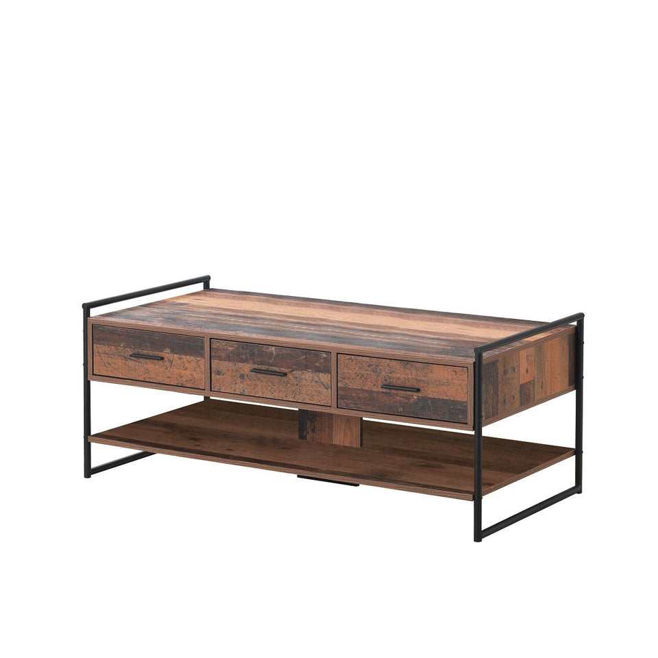 ABBEY COFFEE TABLE WITH 3 DRAWERS