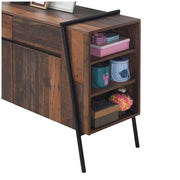Rustic Lavish Kitchen Isle sideboard cabinet with 2 doors, 2 drawers, and open storage for living or dining room decor.
