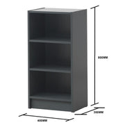 Small Lavish Kitchen Isle bookcase with three adjustable shelves for versatile storage in a compact design