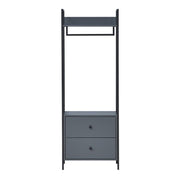 Open Wardrobe with 2 Drawers Stylish Bedroom Furniture for Wardrobe Storage and Organisation
