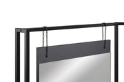 Modern Lavish Kitchen Isle dressing table with mirror, featuring a sleek design for elegant bedroom decor.