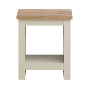 Ite Cream Lamp Side Table with Shelf Versatile Living Room and Bedroom Furniture - Lavish Kitchen Isle