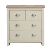 Lavish Kitchen Isle Ite 3-piece bedroom set with cream and oak effect wardrobe, chest of drawers, and bedside table, modern design.
