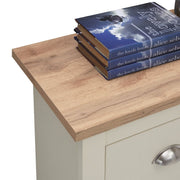 Cream bedroom furniture chest of drawers with four drawers and storage space, from Lavish Kitchen Isle.