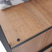Alaga Wardrobe with Hanging Rail, 5 Shelves Riviera Oak Wardrobe for Bedroom Storage Furniture