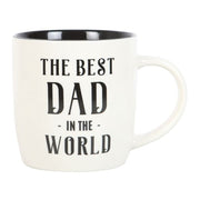 Lavish Kitchen Isle Best Dad in the World mug with bold text, ceramic design, perfect for celebrating fatherhood.