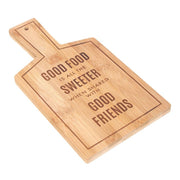 Lavish Kitchen Isle bamboo serving board with a natural finish, ideal for sharing snacks and appetizers.
