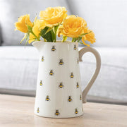 Bee ceramic flower jug with a vibrant bee design, perfect for floral arrangements, by Lavish Kitchen Isle.
