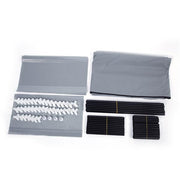 Grey Lavish Kitchen Isle shoe rack with 9 lattice compartments, fabric material, compact design for organized storage.