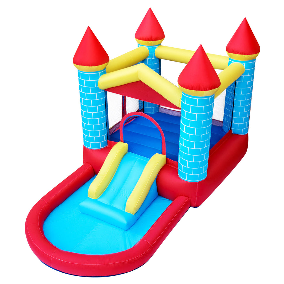 3 in 1  Inflatable Castle Bounce House Inflatable Trampoline  3.4M x 1.9M x 2.2M