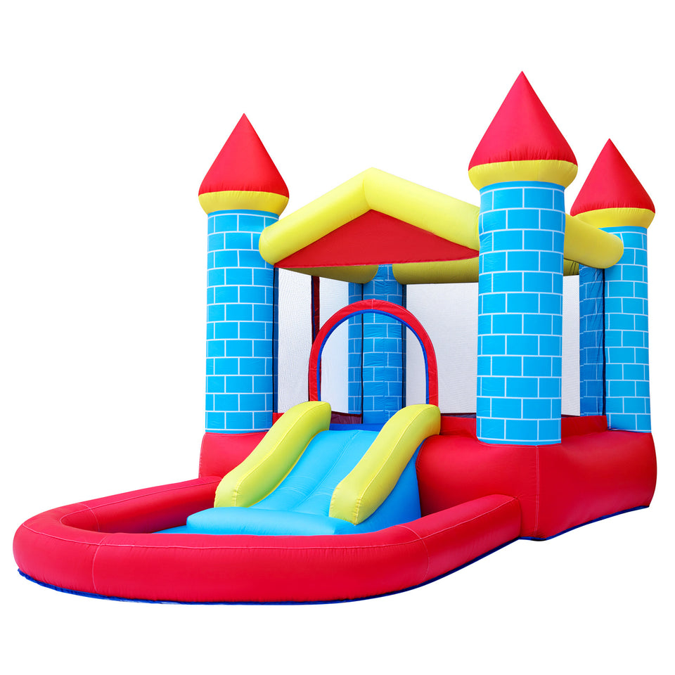 3 in 1  Inflatable Castle Bounce House Inflatable Trampoline  3.4M x 1.9M x 2.2M