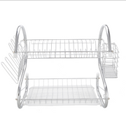 Multifunctional S-shaped two Layers Dish Rack - Lavish Kitchen Isle