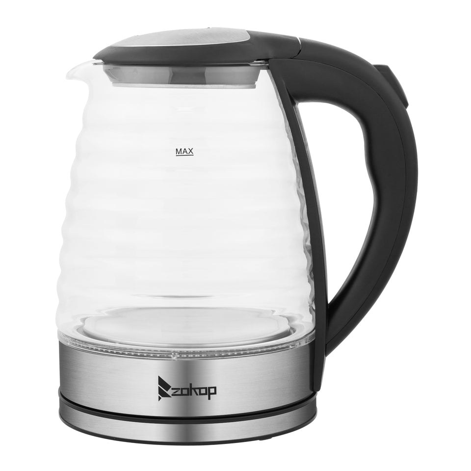 Electric Kettle High Quality Glass Blue Light