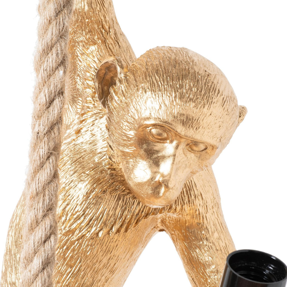 George The Monkey Hanging Gold Light-Hill Interior