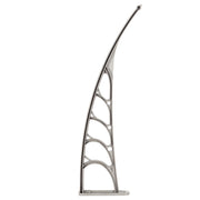 White and grey household rain cover eaves canopy with bracket for doors and windows, size HT-120 x 80, by Lavish Kitchen Isle