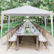Lavish Kitchen Isle 3x3m waterproof portable tent with white fabric and spiral tube frame, suitable for home use.