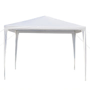 Portable white 3x3m waterproof tent with spiral tubes, ideal for home use, by Lavish Kitchen Isle.