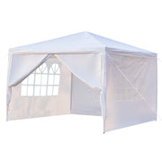 Lavish Kitchen Isle 3x3m waterproof portable home tent with white fabric and spiral tube frame, suitable for 2-5 days use.