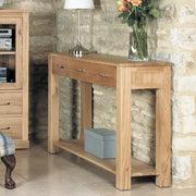 Mobel Oak Console Table - Lavish Kitchen Isle