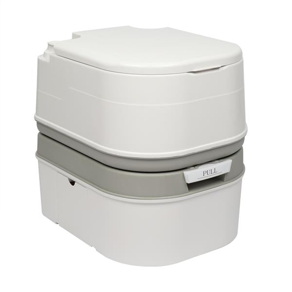 24L Portable Removable Flush Toilet Porcelain White
