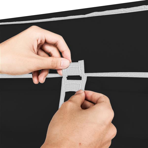 10 Tiers Shoe Rack with Dustproof Cover Closet Shoe Storage Cabinet Organizer Black and Grey