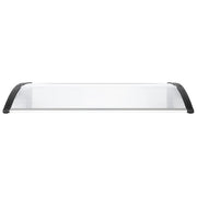 Lavish Kitchen Isle HT-120 x 80 household rain cover eaves canopy with white and black bracket for door and window protection.