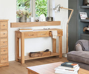 Mobel Oak Console Table - Lavish Kitchen Isle