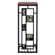 Brown Iron Side Table Coffee Table from Lavish Kitchen Isle with a sleek, modern design and sturdy metal legs.
