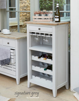 Signature Wine Rack / Glass Storage Cabinet - Lavish Kitchen Isle
