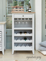 Signature Wine Rack / Glass Storage Cabinet - Lavish Kitchen Isle