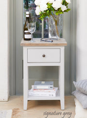 Signature One Drawer Lamp Table - Lavish Kitchen Isle