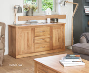 Mobel Oak Large Sideboard - Lavish Kitchen Isle