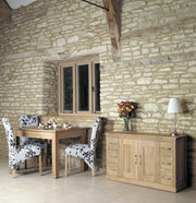 Mobel Oak Six Drawer Sideboard - Lavish Kitchen Isle
