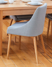 Oak Grey Chair (Pack of two) - Lavish Kitchen Isle