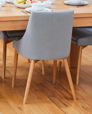 Oak Grey Chair (Pack of two) - Lavish Kitchen Isle