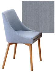Oak Grey Chair (Pack of two) - Lavish Kitchen Isle