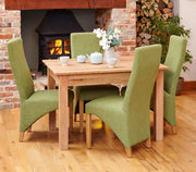 Mobel Oak Dining Table set 120cm (4 Seater)- Slate - Lavish Kitchen Isle