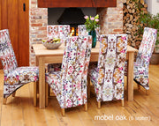 Mobel Oak Dining Table set 150cm (6 Seater)- Slate - Lavish Kitchen Isle
