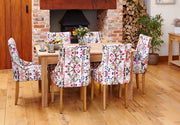 Mobel Oak Dining Table set 150cm (6 Seater)- Slate - Lavish Kitchen Isle