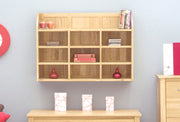 Baumhaus Mobel Oak Reversible Wall Rack showcasing oak wood finish and versatile design for home organization.
