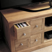 Mobel Oak Four Drawer Television Cabinet - Lavish Kitchen Isle