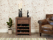 Mayan Wine Rack Lamp Table - Lavish Kitchen Isle