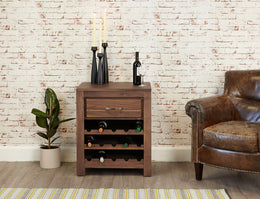 Mayan Wine Rack Lamp Table - Lavish Kitchen Isle