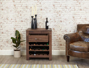 Mayan Wine Rack Lamp Table - Lavish Kitchen Isle