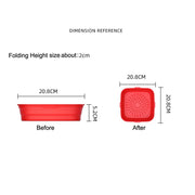 Square Microwavable Air Fryer Silicone Pot Baking Basket Oven Non Stick Reusable Liners - Lavish Kitchen Isle