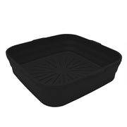 Square Microwavable Air Fryer Silicone Pot Baking Basket Oven Non Stick Reusable Liners - Lavish Kitchen Isle