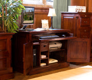Baumhaus La Roque Hidden Home Office with elegant wood finish and compact design, ideal for small spaces.